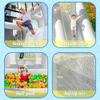 14ft Inflatable Water Slide Bounce House, Oxford Water Slide with Slide and Ball Pool/Pit, White Bounce House with Air Blower for Kids Summer Outdoor Fun view 3