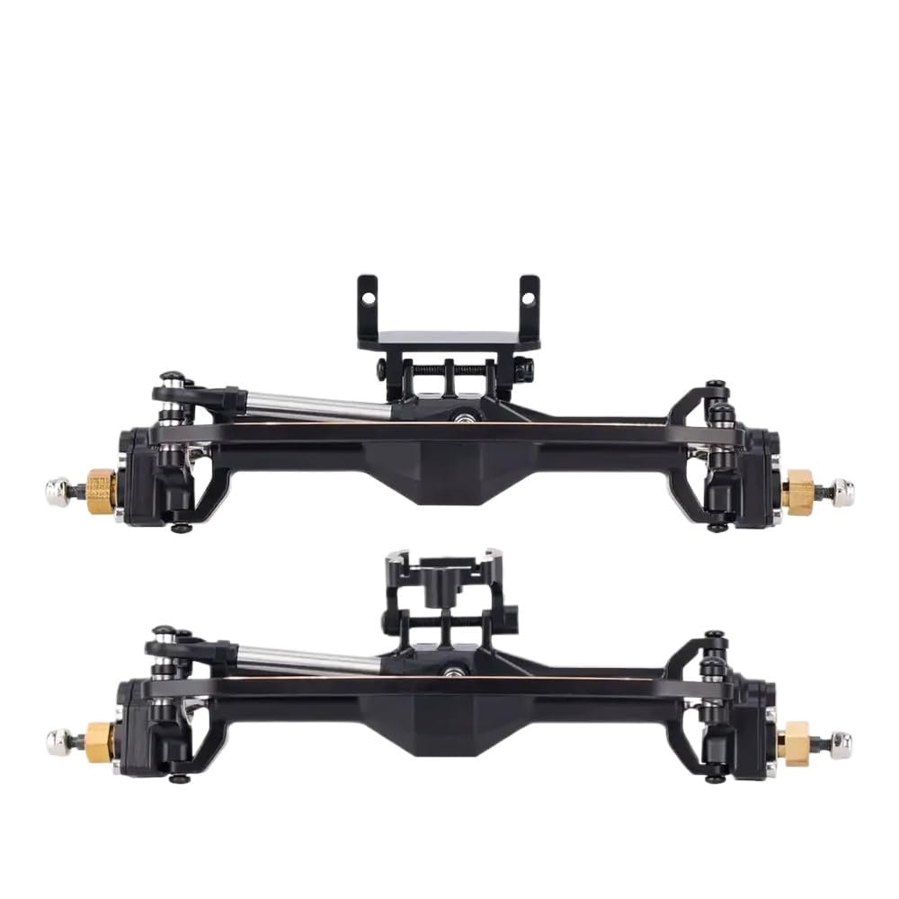 10mm Diamond CNC Brass Portal Axles with Lay Down Servo Mount and Links Compatible with 1 18 Scale RC Crawler Upgrade Parts