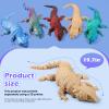 19.7 inch Large 3D Printed Lizard Model, hinged 3D Printed Animals, a 3D Printed Toys with Movable JointsFidget restlessness, ADHD Toys, Executive Desk Dcor and Festival Collectible (Khaki) view 3