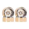 1.3" ModuWheel Brass and Aluminum Beadlock Wheels with Negative Offset Compatible with 1/18 1/24 Scale RC Crawler Vehicles(4PCS MW1308SR) view 1
