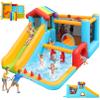 AKEYDIY Bounce House,Inflatable Bounce House for Big Kids 3-12 with Blower Included Indoor/Outdoor Jump House Kids Bouncy House with Extra Long Slide&Large Pool&Tunnel&X Obstacle for Backyard/Party view 1