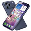 Dummy Fake Phone Model, Looks Like The Real Phone Dummy Compatible with Phone 17 Pro, Prank Stuff Decoy Pear Non-Working Toy Phone 17 Pro for Kids Deep Blue (Rainbow Front) view 1