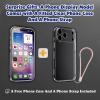 Dummy Fake Phone Model, Looks Like The Real Phone Dummy Compatible with Phone 17 Pro, Prank Stuff Decoy Pear Non-Working Toy Phone 17 Pro for Kids Deep Blue (Rainbow Front) view 2