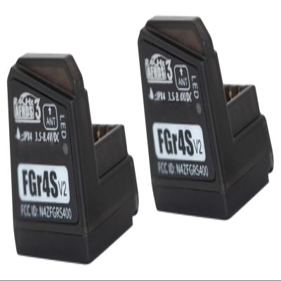FGR4S V2 AFHDS 3 Receiver Single for Bidirectional PWM PPM IBUS Output for NB4 PL18 Transmitter RC Car Boat(2PCS)