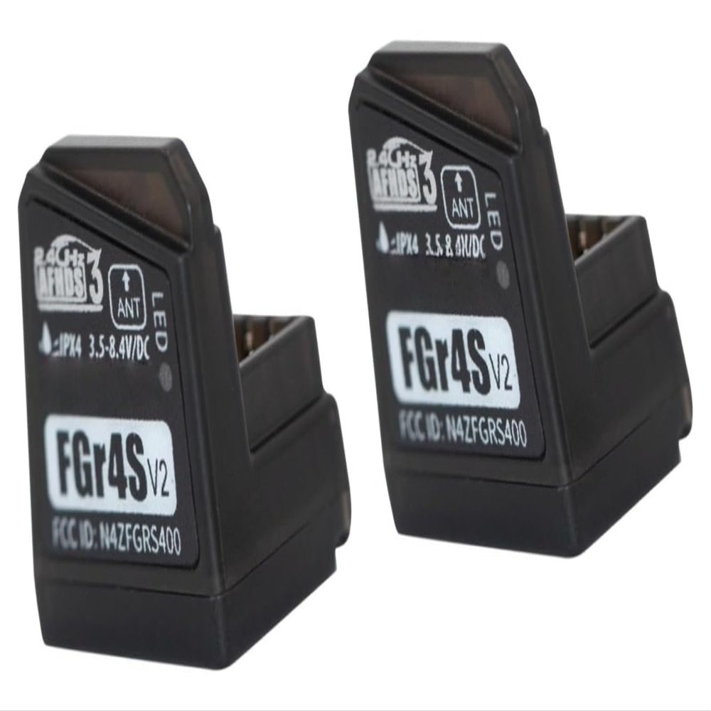 FGR4S V2 AFHDS 3 Receiver Single for Bidirectional PWM PPM IBUS Output for NB4 PL18 Transmitter RC Car Boat(2PCS)