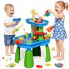 Water Table for Toddlers, Kids Sand & Water Play Table with 28-Piece Set, Outdoor Sensory Water Table Toys for Boys Girls, Play Sink with Rain Shower, Summer Easter Gift for Kids Ages 3 4 5 6 7 8 view 1