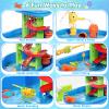 Water Table for Toddlers, Kids Sand & Water Play Table with 28-Piece Set, Outdoor Sensory Water Table Toys for Boys Girls, Play Sink with Rain Shower, Summer Easter Gift for Kids Ages 3 4 5 6 7 8 view 3