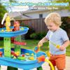 Water Table for Toddlers, Kids Sand & Water Play Table with 28-Piece Set, Outdoor Sensory Water Table Toys for Boys Girls, Play Sink with Rain Shower, Summer Easter Gift for Kids Ages 3 4 5 6 7 8 view 4