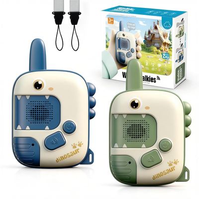 Dino Walkie Talkies for Kids,Dinosaur Toys for Kids 3-5-7,Toddler Kids Toys 2 Pack Birthday Gifts for 3 4 5 6 7 8 9 Year Old Boy Girls Toy for 3-12 Boys Outdoor Game,Easter Christmas Stocking Stuffers