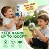 Dino Walkie Talkies for Kids,Dinosaur Toys for Kids 3-5-7,Toddler Kids Toys 2 Pack Birthday Gifts for 3 4 5 6 7 8 9 Year Old Boy Girls Toy for 3-12 Boys Outdoor Game,Easter Christmas Stocking Stuffers view 4