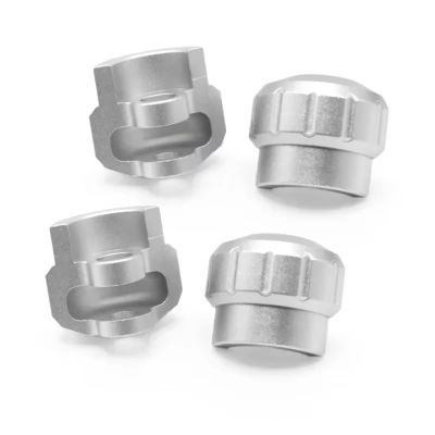 RC Spare Part Compatible with ARRMA 1/7 1/8 RC Car Upgrade Modification Replacement Parts Accessories 4PCS Shock Cap Absorber Protector(Silver)