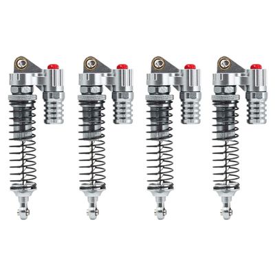 90mm Oil-Filled Shock Absorber Set With Springs Adjustable Damper Compatible With 1/10 RC Crawler(4 pcs)