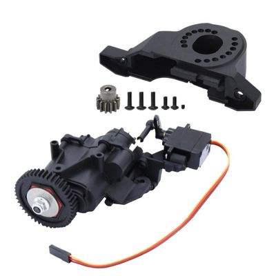 Dual Speed Gearbox with Servo and Transmission Internal Gears Compatible with TRX6 1/10 RC Crawler Upgrade Parts