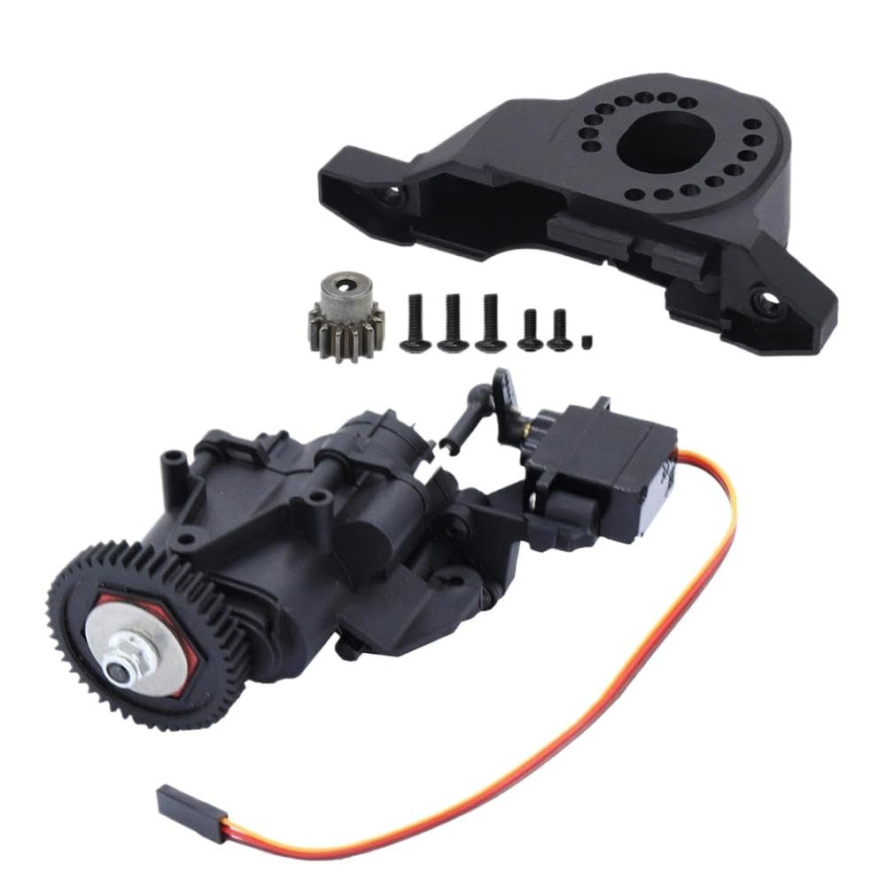 Dual Speed Gearbox with Servo and Transmission Internal Gears Compatible with TRX6 1/10 RC Crawler Upgrade Parts