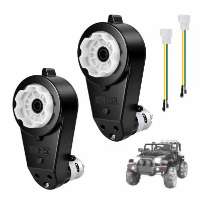 2Pcs 12V RS550 40000RPM Electric Motor Gearbox for Power Wheels Motor Upgrade Drive Engine Engine Match Kids Ride On Toys Car Motors