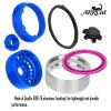 ARRCat Alloy 2.2 Beadlock Wheels Rims for 1/10 TRX4 TRX6 SCX10 SCX10 II SCX10 III SCX10 Pro Gen7/8 D90 VS4-10 MST CFX RC Crawler Car,RC 2.2 Beadlock Wheel Off Road Buggy Rally RC Truck Wheel,Navy Blue view 4