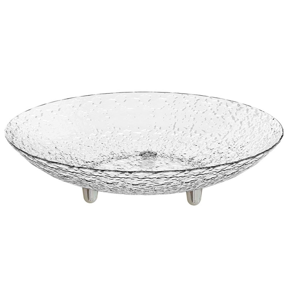 12.99"*2.75" Transparent Fruit Tray, Modern Kitchen countertop Vegetable and Fruit Placement Tray, Open Design for Party Gathering Snacks Desserts Fruits and Vegetables Storage.