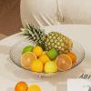 12.99"*2.75" Transparent Fruit Tray, Modern Kitchen countertop Vegetable and Fruit Placement Tray, Open Design for Party Gathering Snacks Desserts Fruits and Vegetables Storage. view 3