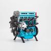 3D Metal L4 Car Engine Model Kit, Electric Inline-Four Turbocharged Mechanical Engine Model That Working364+PCS DIY Assembly Engine Motor Model Gift view 2