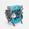 3D Metal L4 Car Engine Model Kit, Electric Inline-Four Turbocharged Mechanical Engine Model That Working364+PCS DIY Assembly Engine Motor Model Gift view 3