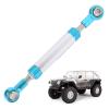 Aluminum Alloy Adjustable Steering Link Rod Hydraulic Style for RC Crawler SCX10 D90 REDCAT GEN8 1/10 Silver Blue (74-80mm) view 3