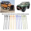 Drfeify 16pcs RC Simulation Antennae, Lightweight Nylon Antenna Simulation Decoration for 1/8 1/10 RC Crawler Car Black Green Orange Blue view 4