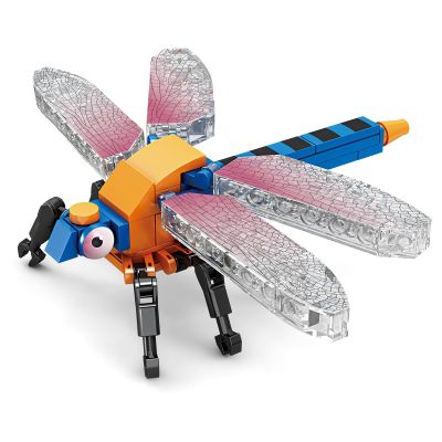 KAZI Insect Building Blocks,Bug Building Set for Kids Ages 6 7 8 9 Year Old and Up,Dragonfly Building Blocks Toy Insect Collection,Ideal Gifts for Birthday,Easter Basket Stuffers