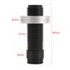 1080P USB HDMI Industrial Digital Electronic Video Microscope Camera & 120X C-Mount Lens with 56-LED Adjustable Ring Light view 3