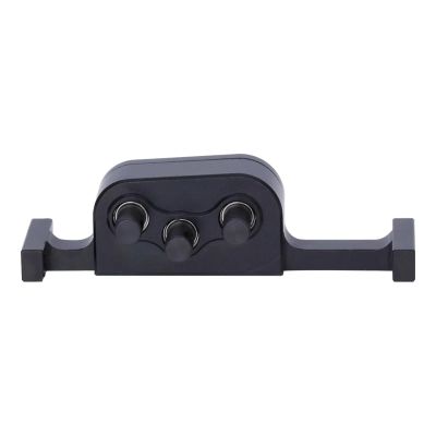 48Pitch Gearbox 3-Speed Aluminum Transfer Case for 1/10 LCG Chassis for Capra SCX10 III AR45 Axle confident(Transfer case black)