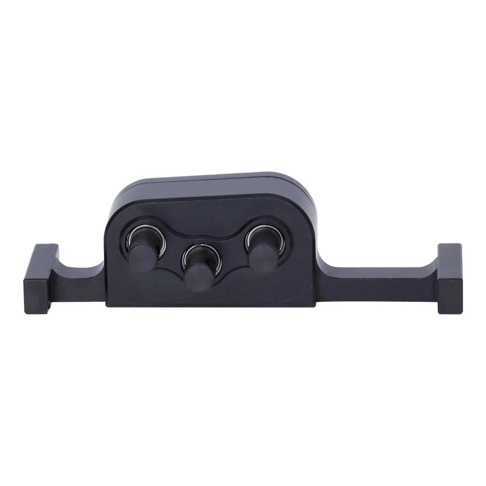 48Pitch Gearbox 3-Speed Aluminum Transfer Case for 1/10 LCG Chassis for Capra SCX10 III AR45 Axle confident(Transfer case black)