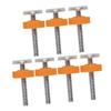 Toddmomy 7pcs Gate Threaded Spindle Rods Replacement Bolts Safety Gate Extension Kit Orange M10 X 8cm and Pet Guardrail Accessories view 1