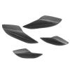 ACOGEDO Carbon Fiber Bumper Fin Front Side Splitter Lip Spoiler Deflector Replacement for (Carbon Fiber Look) view 2