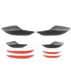 ACOGEDO Carbon Fiber Bumper Fin Front Side Splitter Lip Spoiler Deflector Replacement for (Carbon Fiber Look) view 4
