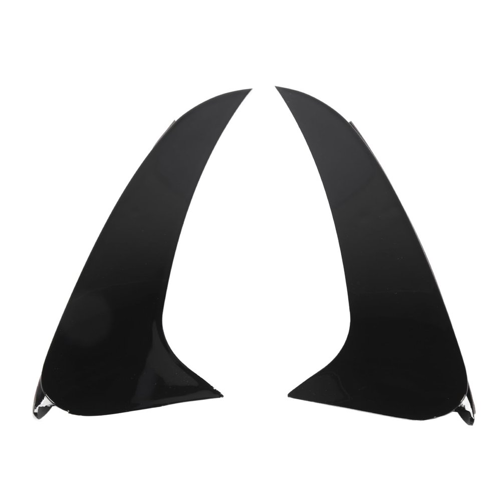 ACOGEDO 2 Pcs Rear Bumper Spoiler Vent Cover Trim for CLSClass W218 C218 Carbon Fiber (Glossy Black)