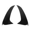 ACOGEDO 2 Pcs Rear Bumper Spoiler Vent Cover Trim for CLSClass W218 C218 Carbon Fiber (Glossy Black) view 1