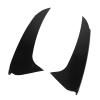 ACOGEDO 2 Pcs Rear Bumper Spoiler Vent Cover Trim for CLSClass W218 C218 Carbon Fiber (Glossy Black) view 2