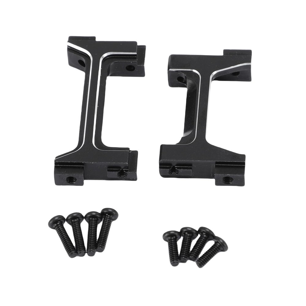 Funien Aluminum Alloy Bumper Bracket Set for 1/18 Car with RC Front and Rear Bumper Stand, Made from CNC Aluminum Alloy for Strength and Support, Lightweight Design Enhanced