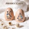 Artiglow Custom Musical Easter Egg Shaker 2026, Personalized Easter Basket Stuffers Wooden Percussion Eggs with Name, First Easter Gifts for Baby, Egg Hunt Prize for Toddlers Girls Boys, Initial-3 view 4