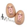 Artiglow Custom Musical Easter Egg Shaker 2026, Personalized Easter Basket Stuffers Wooden Percussion Eggs with Name, First Easter Gifts for Baby, Egg Hunt Prize for Toddlers Girls Boys, Initial-6 view 1