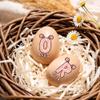 Artiglow Custom Musical Easter Egg Shaker 2026, Personalized Easter Basket Stuffers Wooden Percussion Eggs with Name, First Easter Gifts for Baby, Egg Hunt Prize for Toddlers Girls Boys, Initial-6 view 2