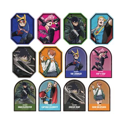 TV Anime Vigilante My Hero Academia Illegals Trading Die Cut Sticker Box of 12