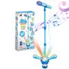 Kids, with Flashing Lights & Stand - Fun Musical Effects Toy for Singing, Play, Gift(Blue) view 1