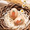 Artiglow Custom Musical Easter Egg Shaker 2026, Personalized Easter Basket Stuffers Wooden Percussion Eggs with Name, First Easter Gifts for Baby, Egg Hunt Prize for Toddlers Girls Boys, Initial-5 view 3