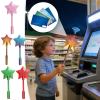 BTDECLAR 3D Printed Wand Tap to Pay, Taps to Pays Wands,Star Magic Wand Contactless Payment Card Holder, Taps-to-Pays Credit Card Wands (Pink) view 4