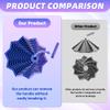 3D Printed Expandable Star Fidget Toy with Handle, Whirling Spiral Sensory Spinner, Stress Relief Desk Toy for Adults & Kids, ADHD Focus Gift (Blue Purple) view 3