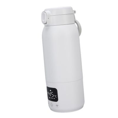 EVGATSAUTO Portable Milk Warmer, 500mL Fast Heating Bottle Warmer for Breastmilk and Water with 316L Heating Plate, 100W Rapid Power