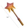 BTDECLAR 3D Printed Wand Tap to Pay, Taps to Pays Wands,Star Magic Wand Contactless Payment Card Holder, Taps-to-Pays Credit Card Wands (Gold) view 3