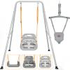 2 in 1 Toddler Swing Jumper with Frame, Outdoor, Indoor, Baby Swing with Safety Belt for Indoor and Outdoor Use, Foldable Metal Stand & Clear Instructions, Easy to Assemble view 1