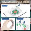 JIHUIJOY 144-Pcs China Mahjong Playing Cards - Waterproof & Non-Slip PVC Material, Large Font for Easy Reading, Durable & Portable, Ideal for Beginners & Elderly, Perfect for Travel, Camping[] view 2
