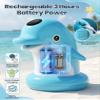 OKPOW Water Table Pump for Toddlers 1-3 - Rechargeable Cordless Waterproof Pump, Universal Fit Kids Water Table & Bath, Hands-Free Steady Flow, Strong Adhesive Pad, 4-Hour Continuous Use view 2